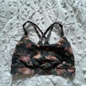 Lululemon floral sports bra